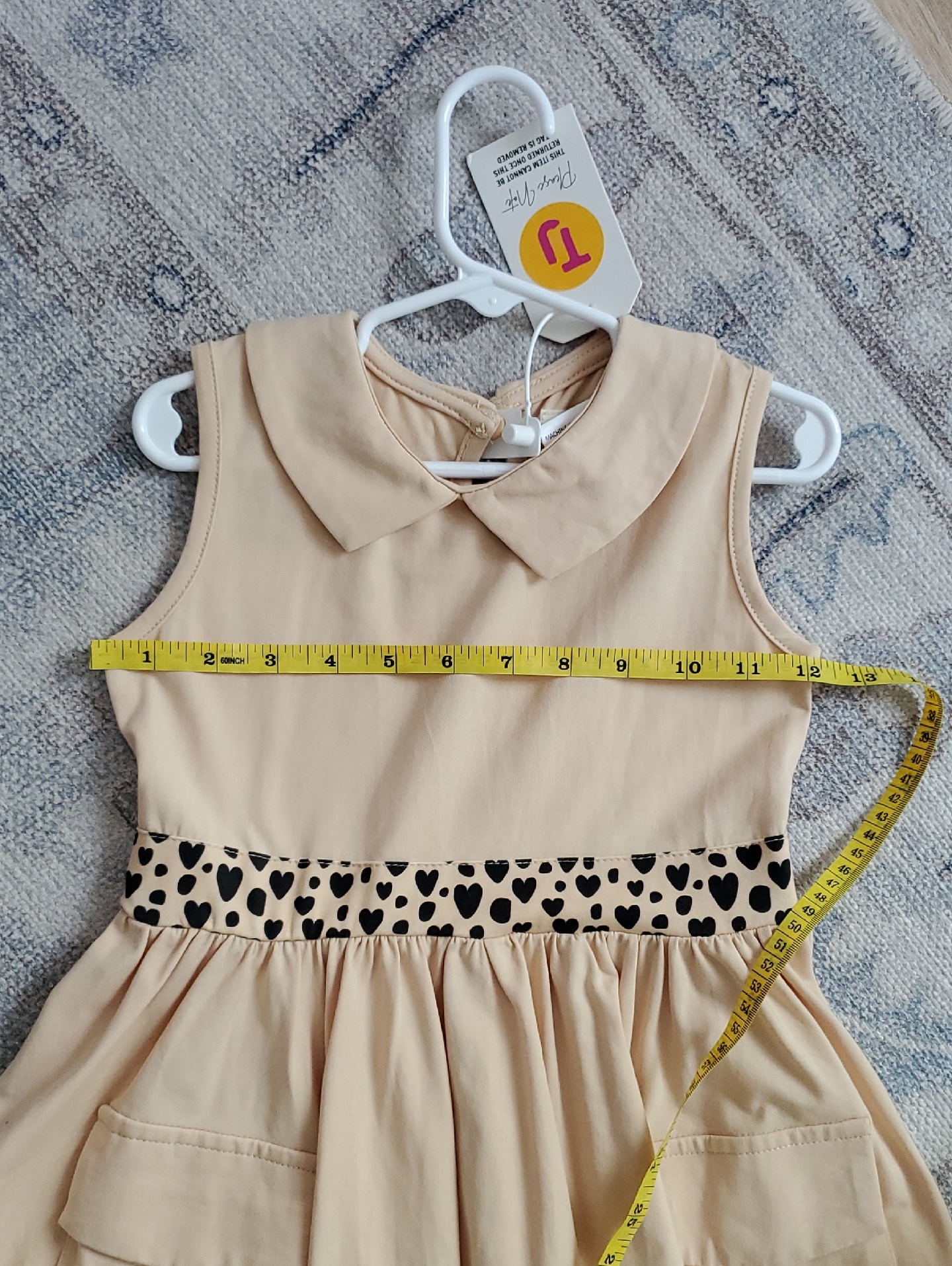 Nwt Taylor Joelle Girls Safari Dress Sz7 — image 8 of 8